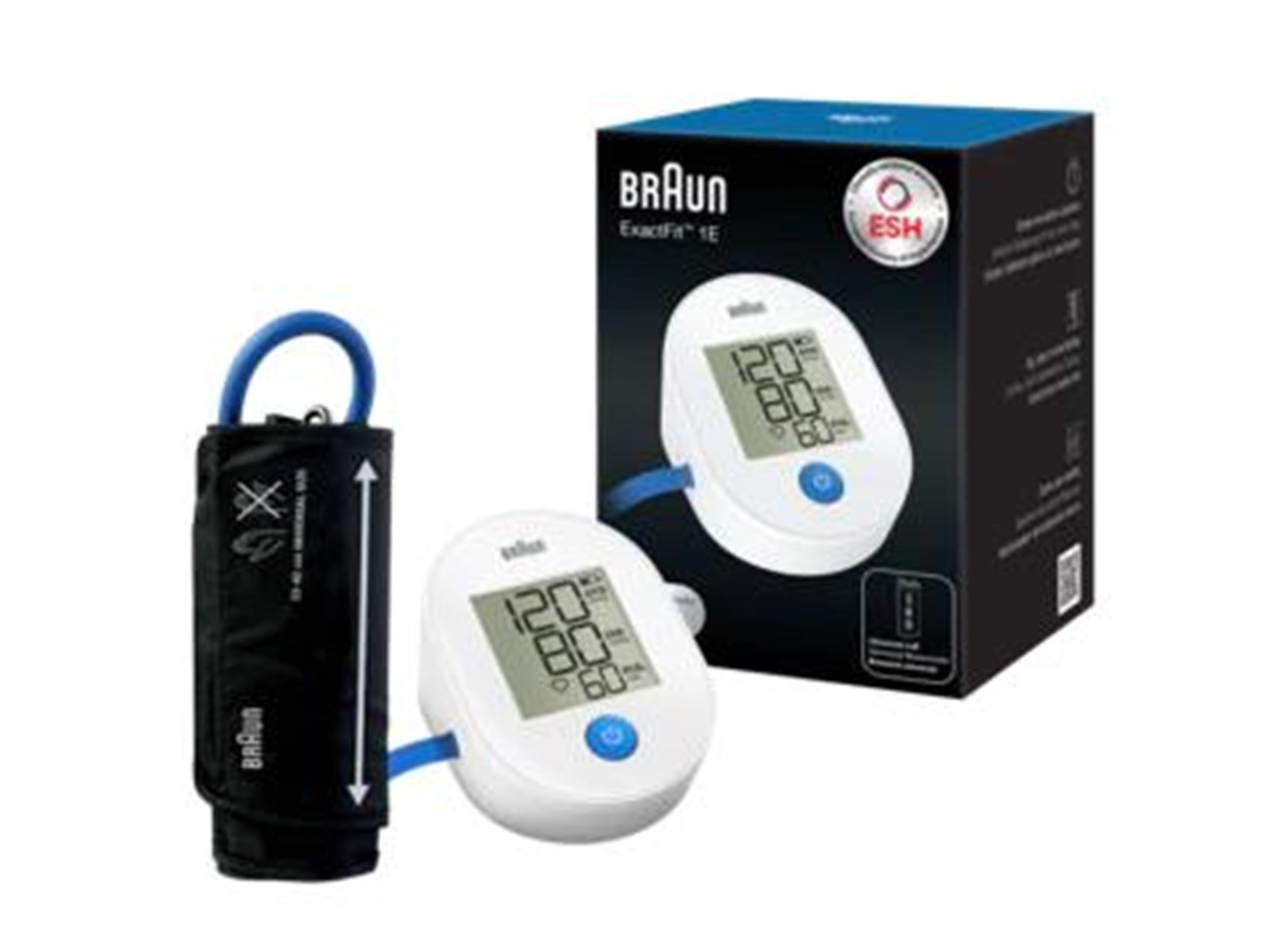 Braun ExactFit™ 1E Upper-Arm Blood Pressure Monitor Braun ExactFit™ 1E Upper-Arm Blood Pressure Monitor